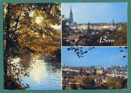 Bern, 3 Ansichten, 1991, gelaufen, Grossformat