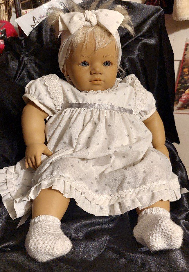 Annette Himstedt Bambole: Puppe Annette Himstedt "Ännchen ca. 55cm" – Nuovo (secondo la descrizione) da Zufikon venduto da brocki5621