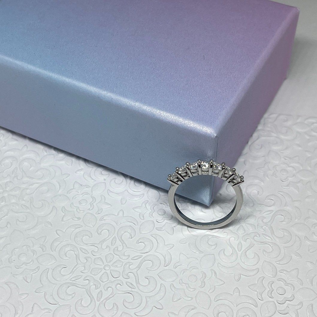 Ringe: Moissanite Ring, Silber 0.7ct - Gr. 54 Zertifikat – Neu (gemäss Beschreibung) aus Thun von Creative-Art-Tess 3