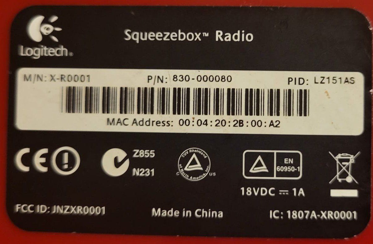 Logitech Radios: Logitech Squeezebox Internet Radio – Gebraucht aus Zürich von  1
