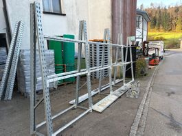 Profi Vertikal Lang Materialregal 595x60x250cm