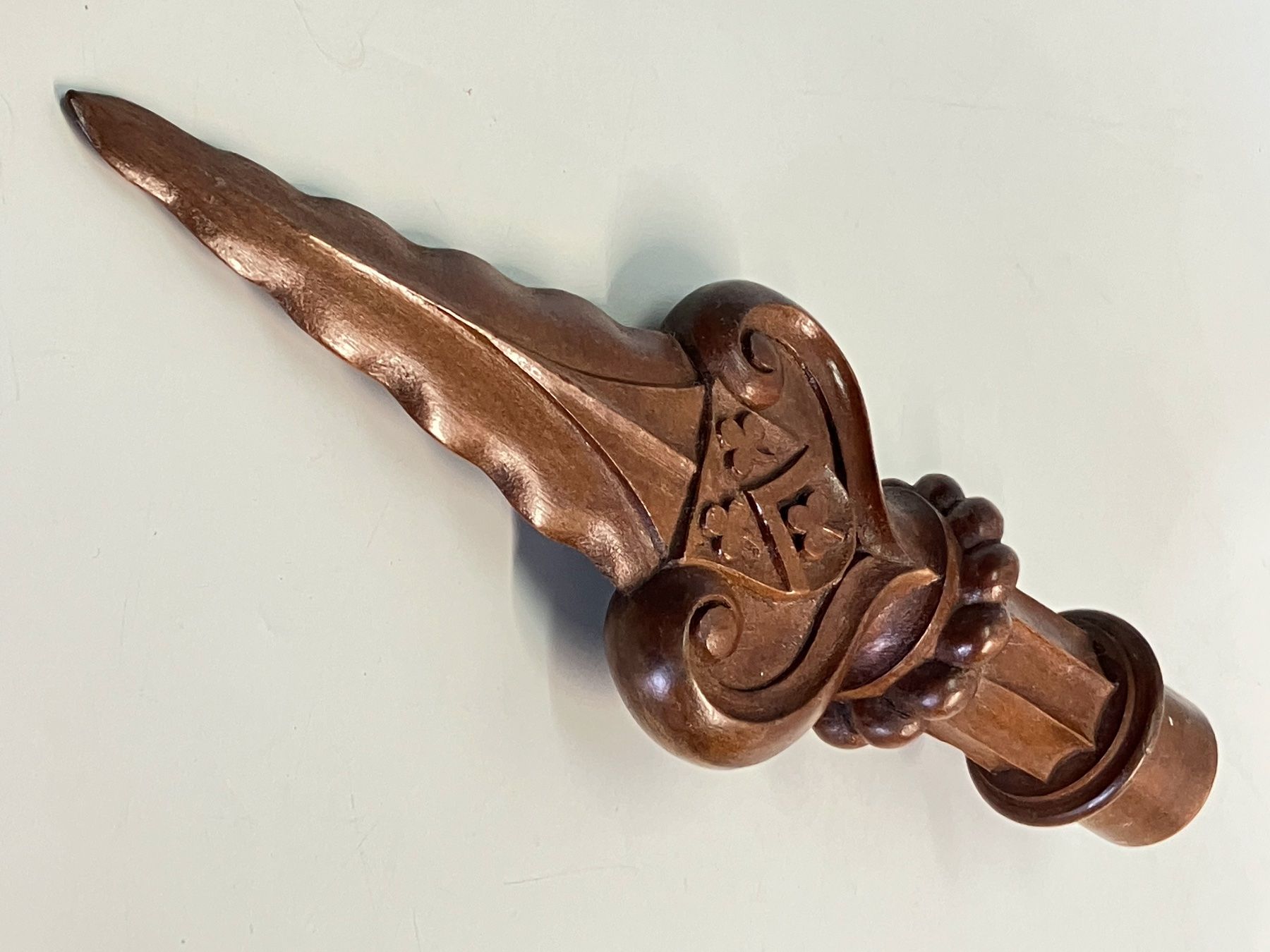 Articoli in legno: Fahnenspitz mit Wappen von Hochdorf – Usato da Horw venduto da luzernicus 6