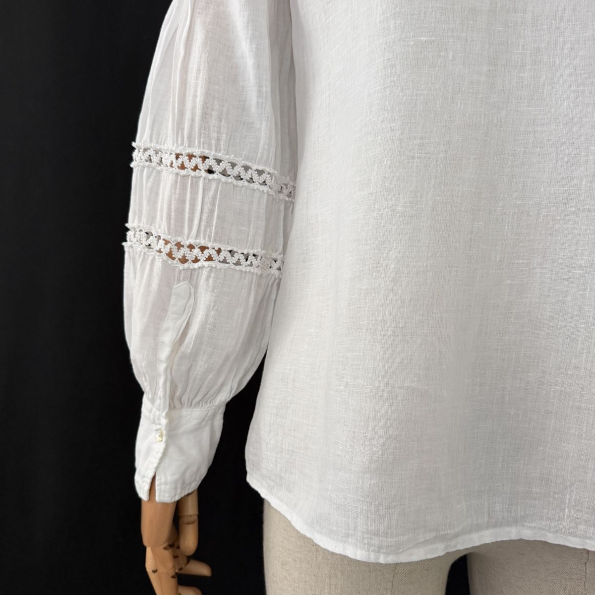 Camicette: 120% LINO White Linen Shirt – Nuovo (secondo la descrizione) da Emmen venduto da Avviivva_Com2023 6