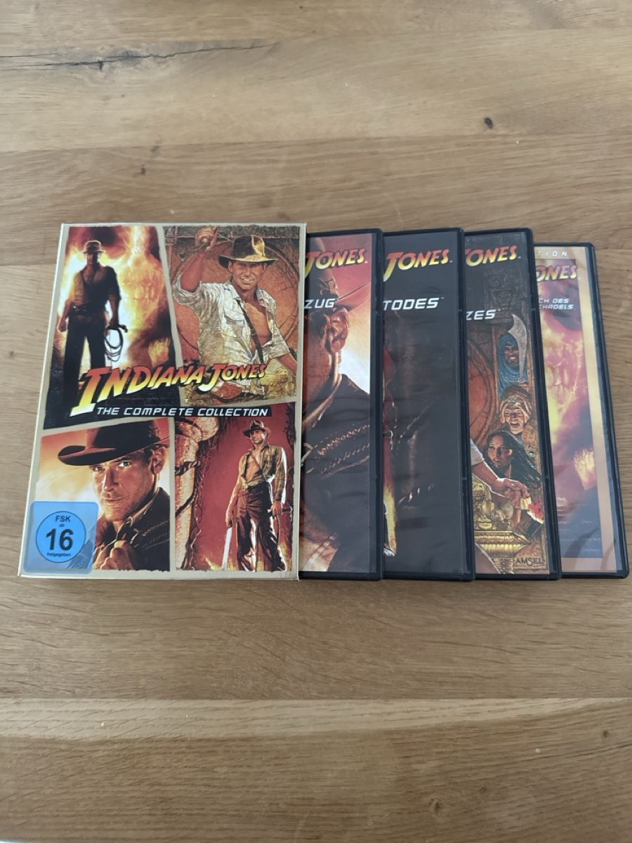 Tutti i DVDs: Indiana Jones - DVD Box Set – Usato da Rebstein venduto da pororoca08