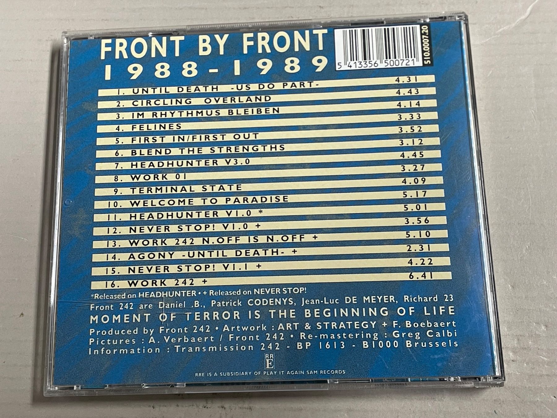 CD: Front 242 - Front By Front - Rarität – Usato da Muri b. Bern venduto da AdidasCollector 1