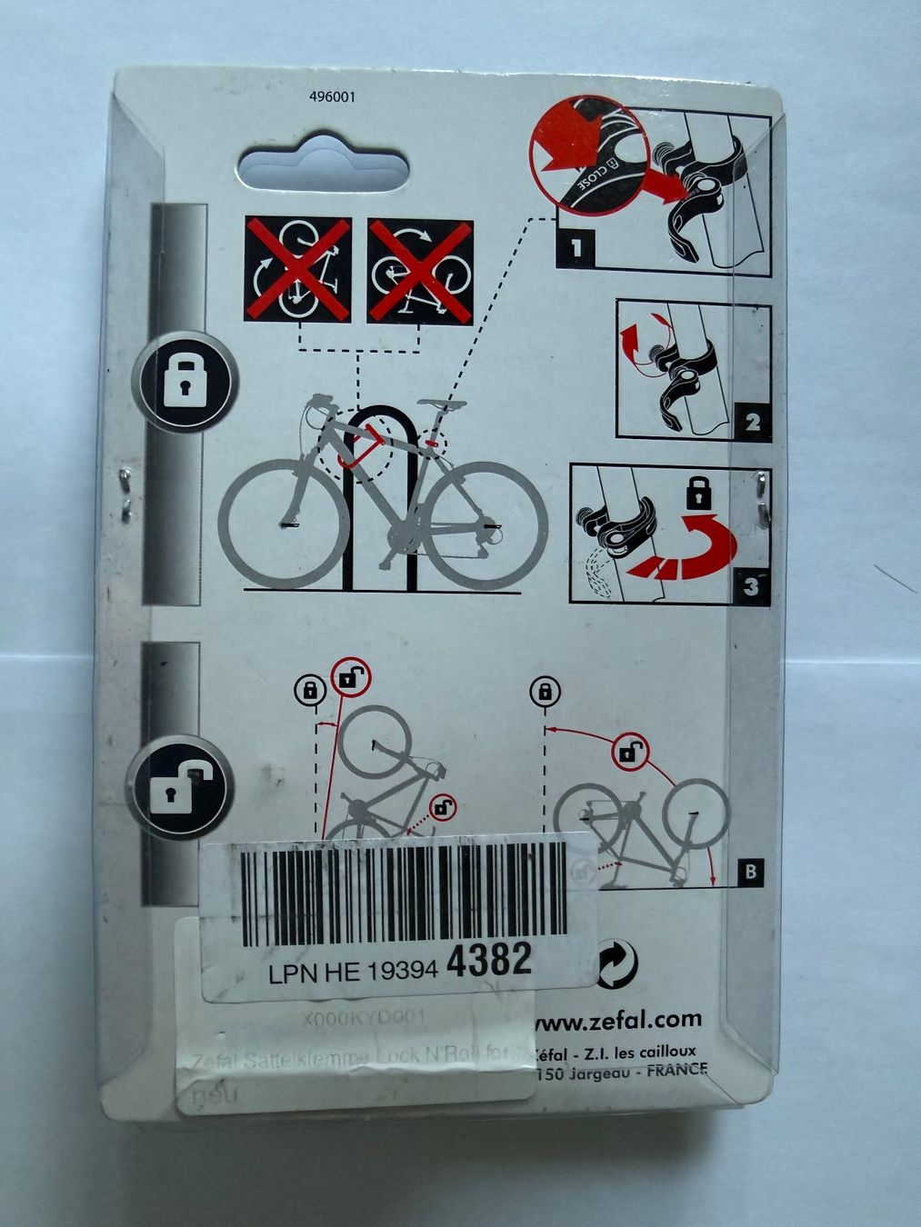 Ersatzteile: Zefal Sattelstüzen Diebstahlschutz – Neu und originalverpackt aus Hubersdorf von Gewonnen 1