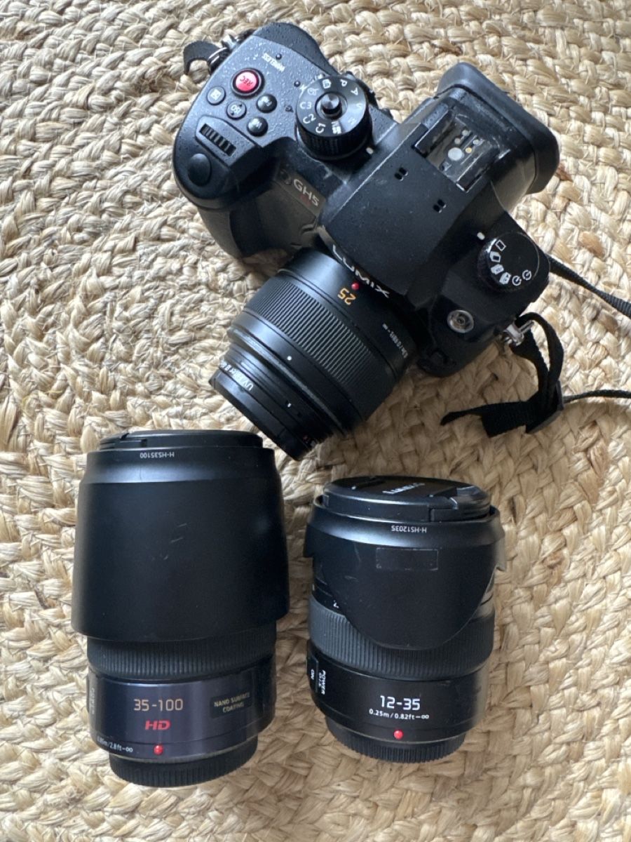 Panasonic Fotocamera: Lumix GH5s mit 3 Objektiven – Usato da Luzern venduto da hzm007 4