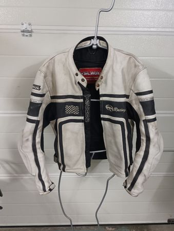 Tschul Motorrad Lederjacke, Grösse 50