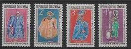 Sénégal 1966 Michel Nr. 319-322 **
