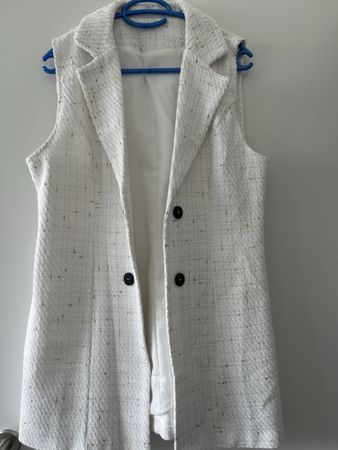 Gilet bianco donna taglia L