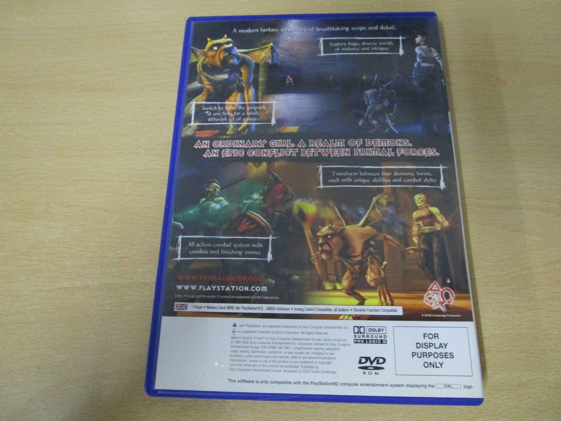 Sony Giochi: Primal Playstation 2 Promo Game selten PS2 – Usato da Goldau venduto da agestuffer 1