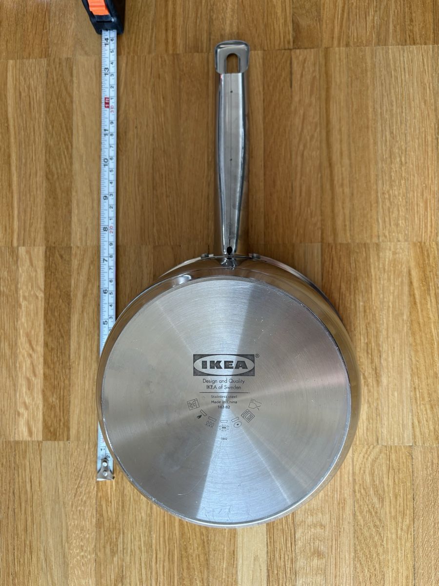 Ikea Pentole: Casserole IKEA en acier inoxydable, 19 cm - 2l – Usato da Fribourg venduto da bappenzell 2