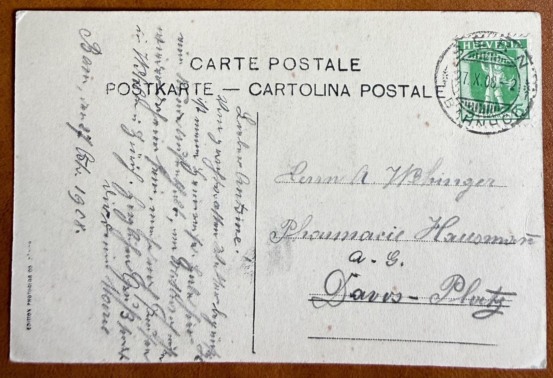 Cartes postales: Bern - Bundespalast - Aar 1908 – D'occasion à Lutry par Ediego 1