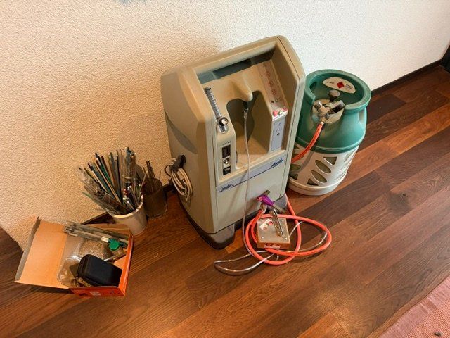 Kit bricolage: Komplett-Set zum Glasperlen herstellen – Usato da Biel-Benken BL venduto da mac_n2bt