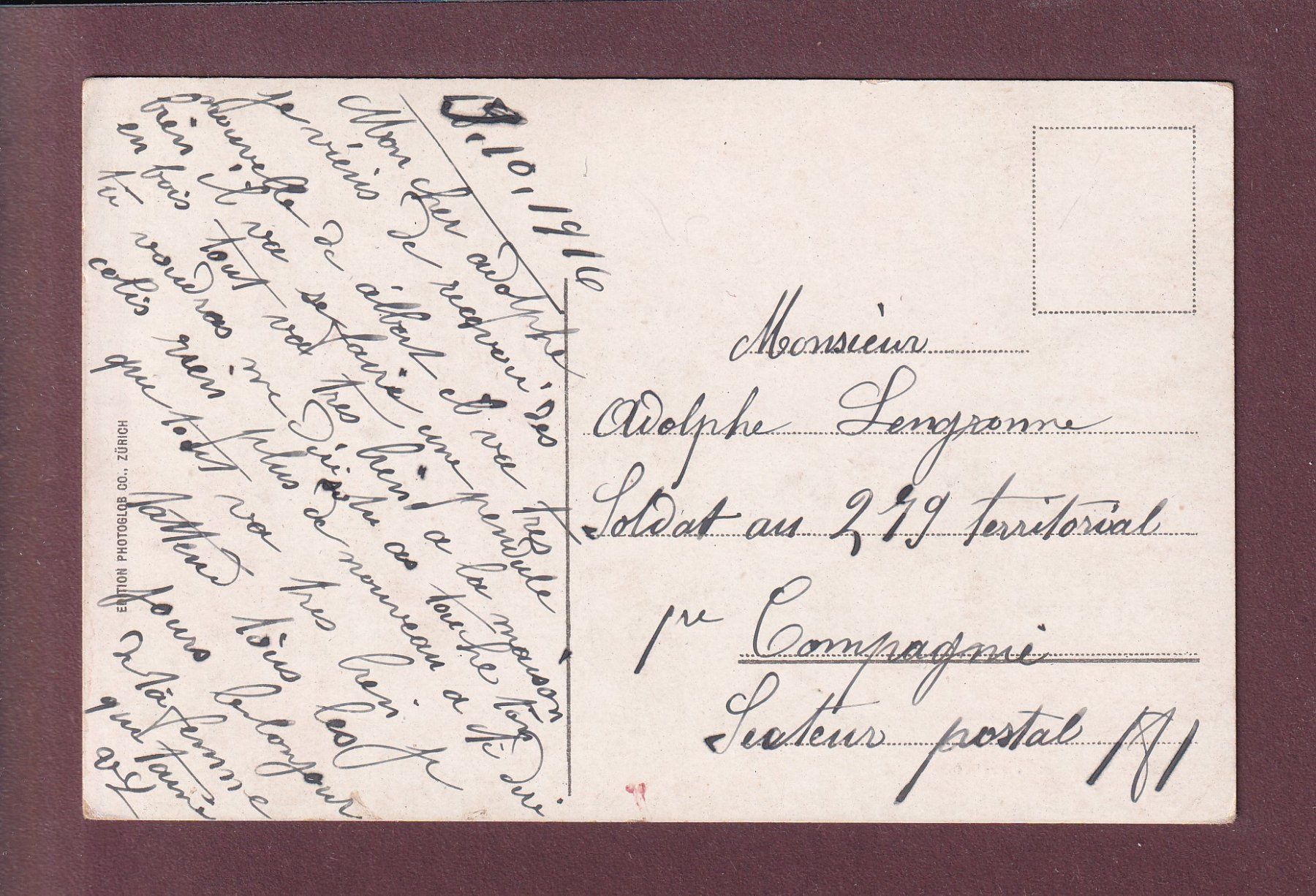 Cartes postales: THUN - Kirche - 1916 – D'occasion à Pully par nicecards 1