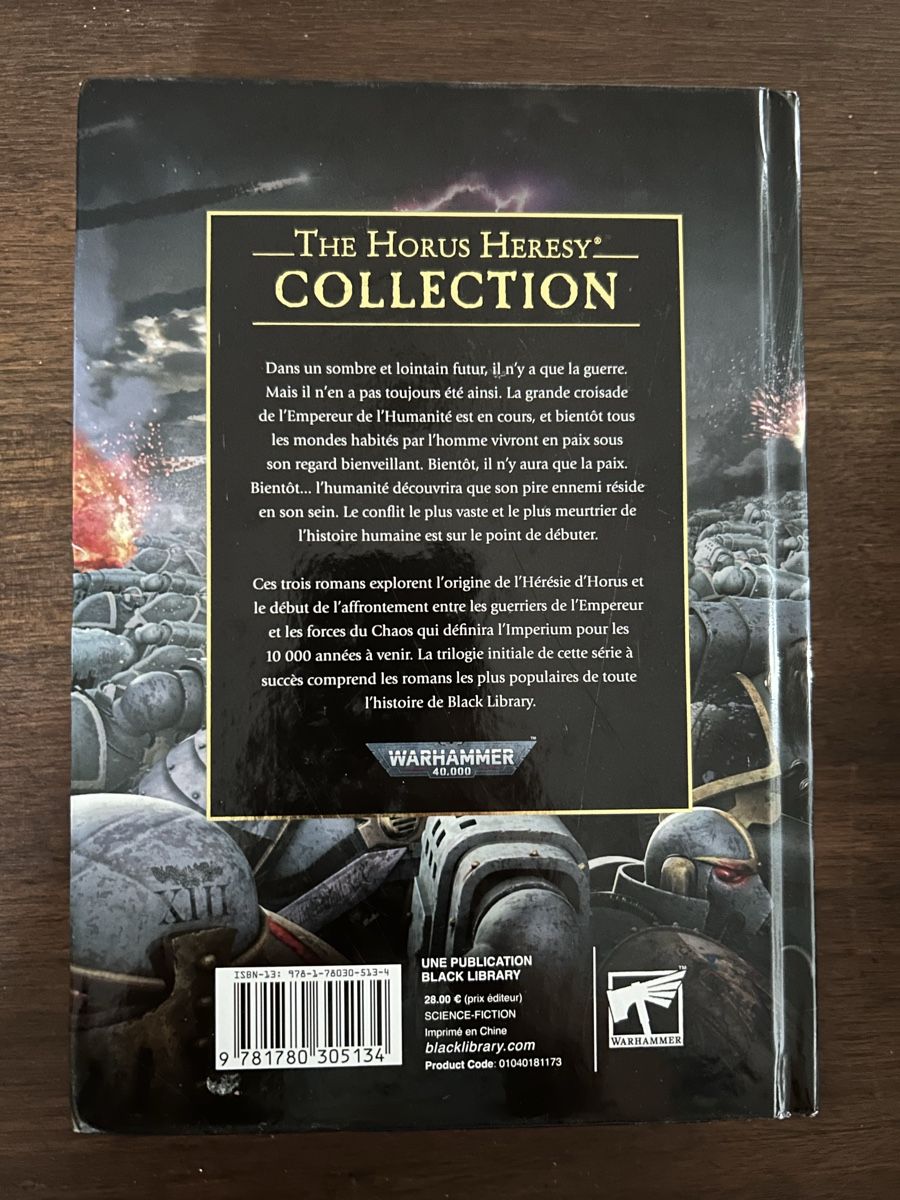 Libri: Warhammer - The Horus Heresy collection 1  – Usato da Vuibroye venduto da Knorfi 1