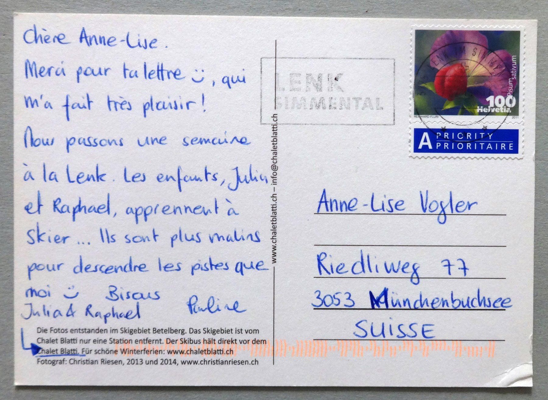 Cartoline postali: Herzliche Grüsse aus der Lenk – Difettoso da Fétigny venduto da Billy2miny 1