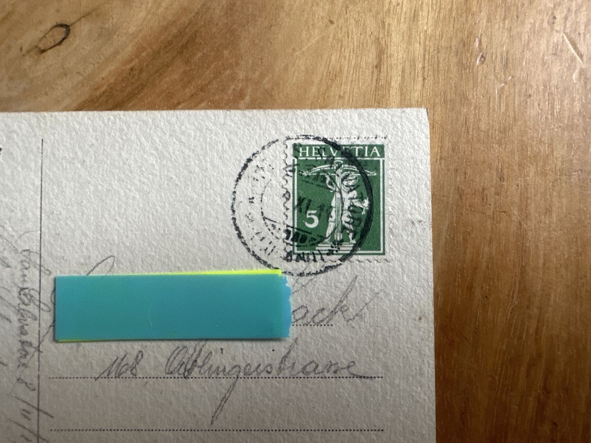 Cartoline postali: Lugano, 1914, top erhalten  – Usato da Frauenfeld venduto da aluma14 4