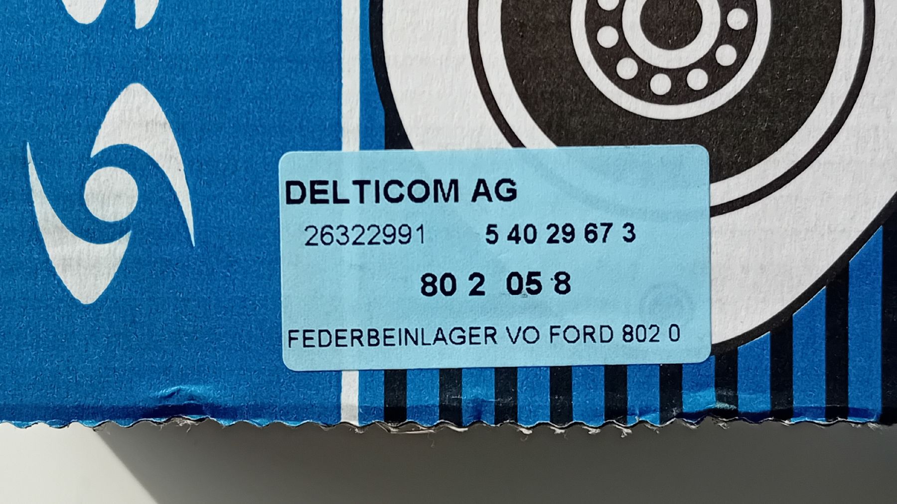 Ford Tutti pezzi di ricambio auto: Federbeinstützlager Ford Puma – Nuovo e nell'imballaggio originale da Buckten venduto da Duesefriedel 1