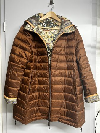 Doudoune Elena Miro réversible, T 48 état neuf!