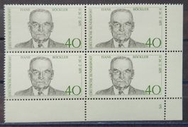 Deutschland-Mi 832 ** Viererblock (40)
