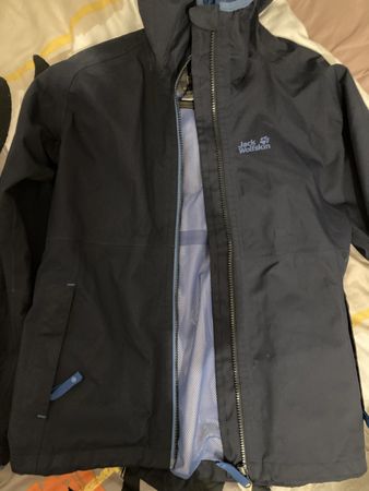 Jack Wolfskin Regenjacke Texapore blau Grösse 152