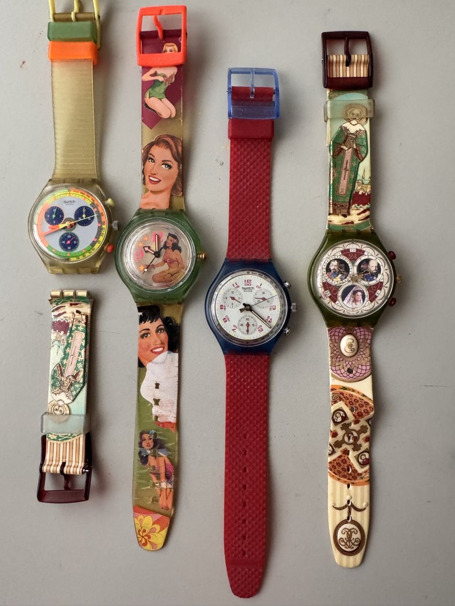 Swatch Uhren: Swatch Uhren Kollektion  Set Vintage – Gebraucht aus Basel von YanaR10