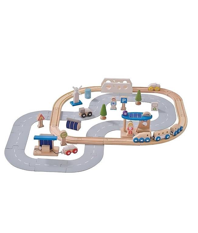 Spielzeuge: Eco City Train Set von EverEarth - NEU&OVP – Gebraucht aus Stein AR von peachBlue
