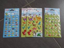 3D-Stickerset Dinosaurier, Tiere ***NEU***