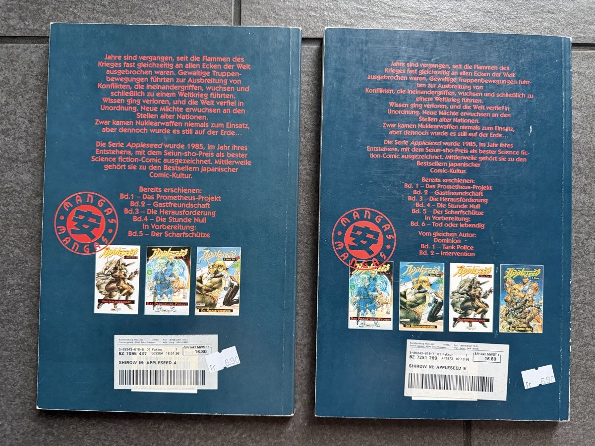 Comics: Appleseed Manga Masamune Shirow – Gebraucht aus Zürich von cENS0R 4