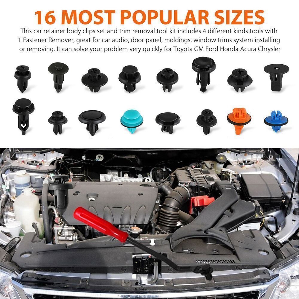 Tutti i ricambio: auto,Clips fixation 680 pcs Befestigungsclips 680 Stk. – Nuovo e nell'imballaggio originale da Delemont venduto da Superchoice 6