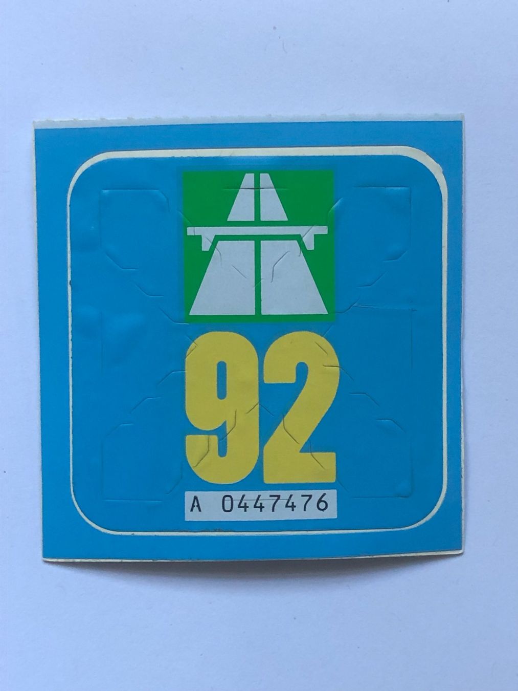 Vignette autostradali: Autobahnvignette 1992 – Usato da Ganterschwil venduto da ganterb