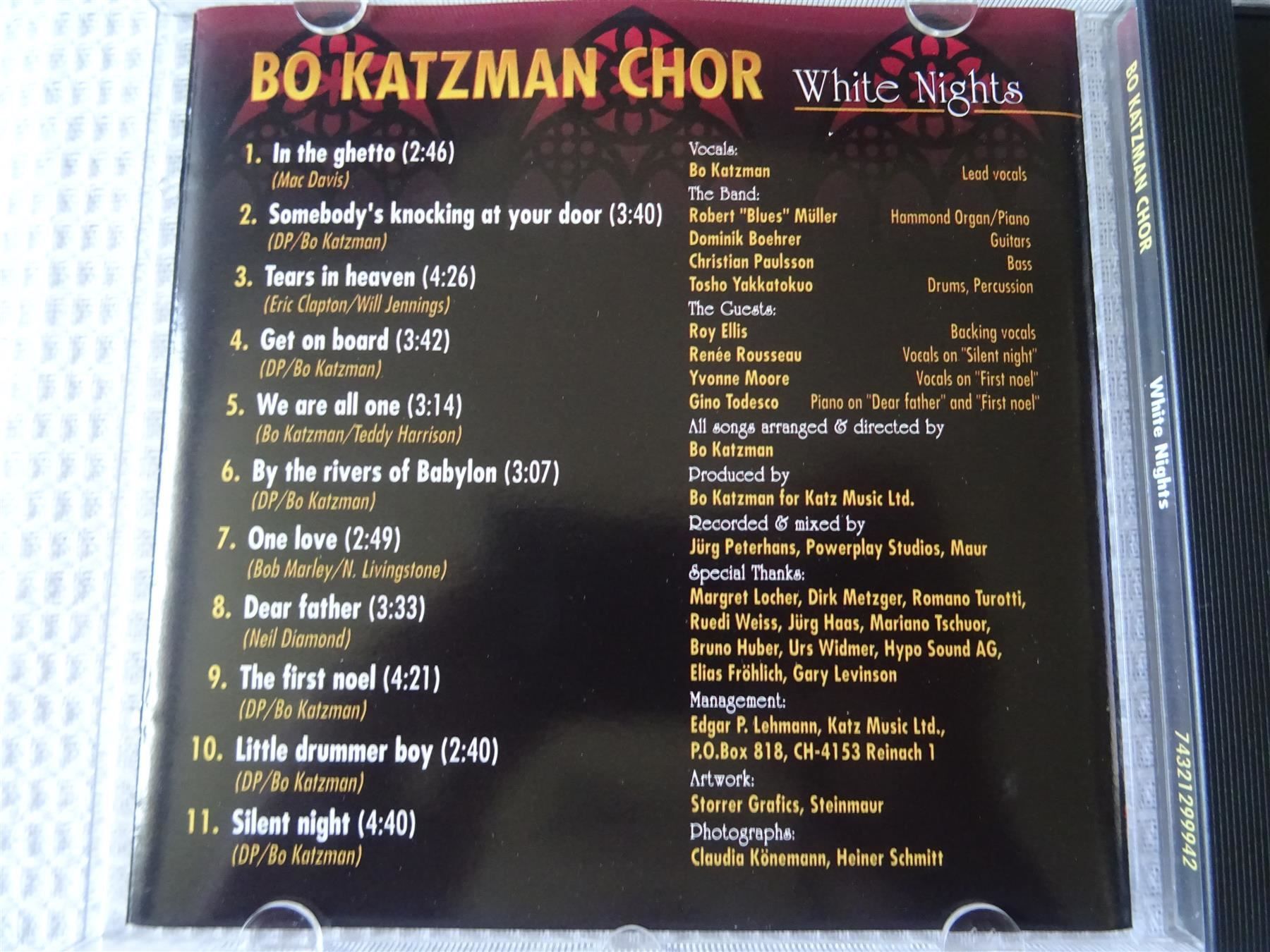 CDs: Bo Katzmann Chor, White Nights – Gebraucht aus Bilten von Bora3 3