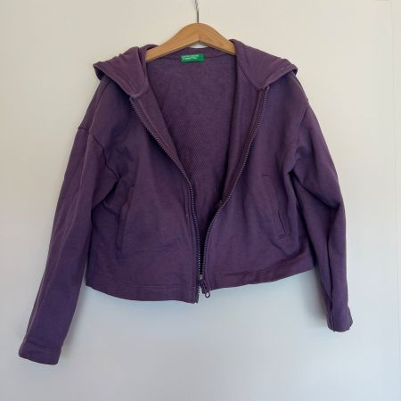 Kapuzenjacke United Colors of Benetton Lila Grösse 128