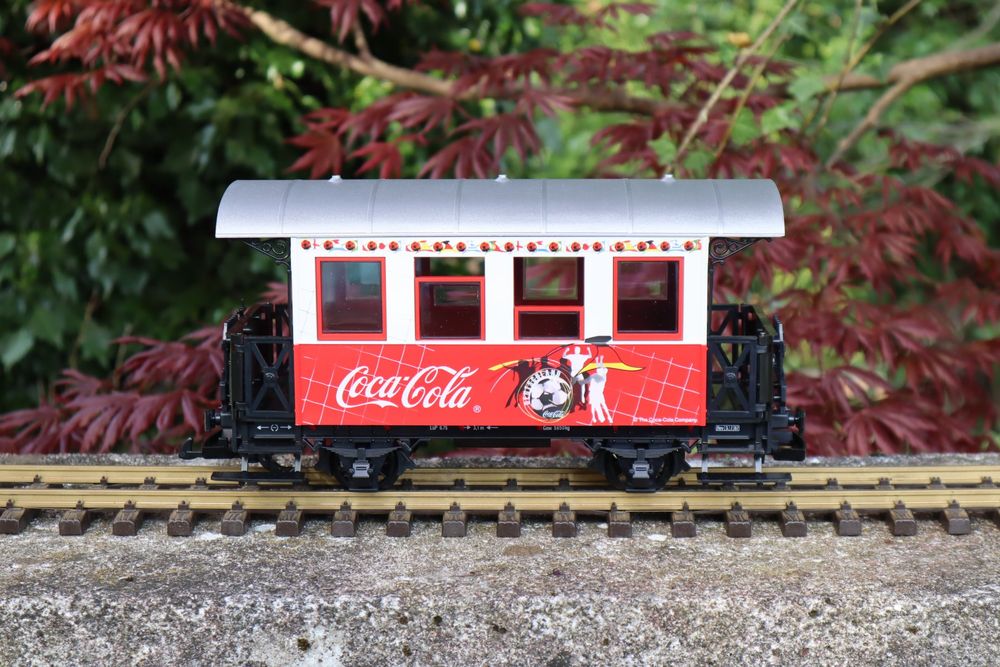 LGB 32356 Voiture D’observation Coca-Cola Époque III – Échelle G 1/22.5