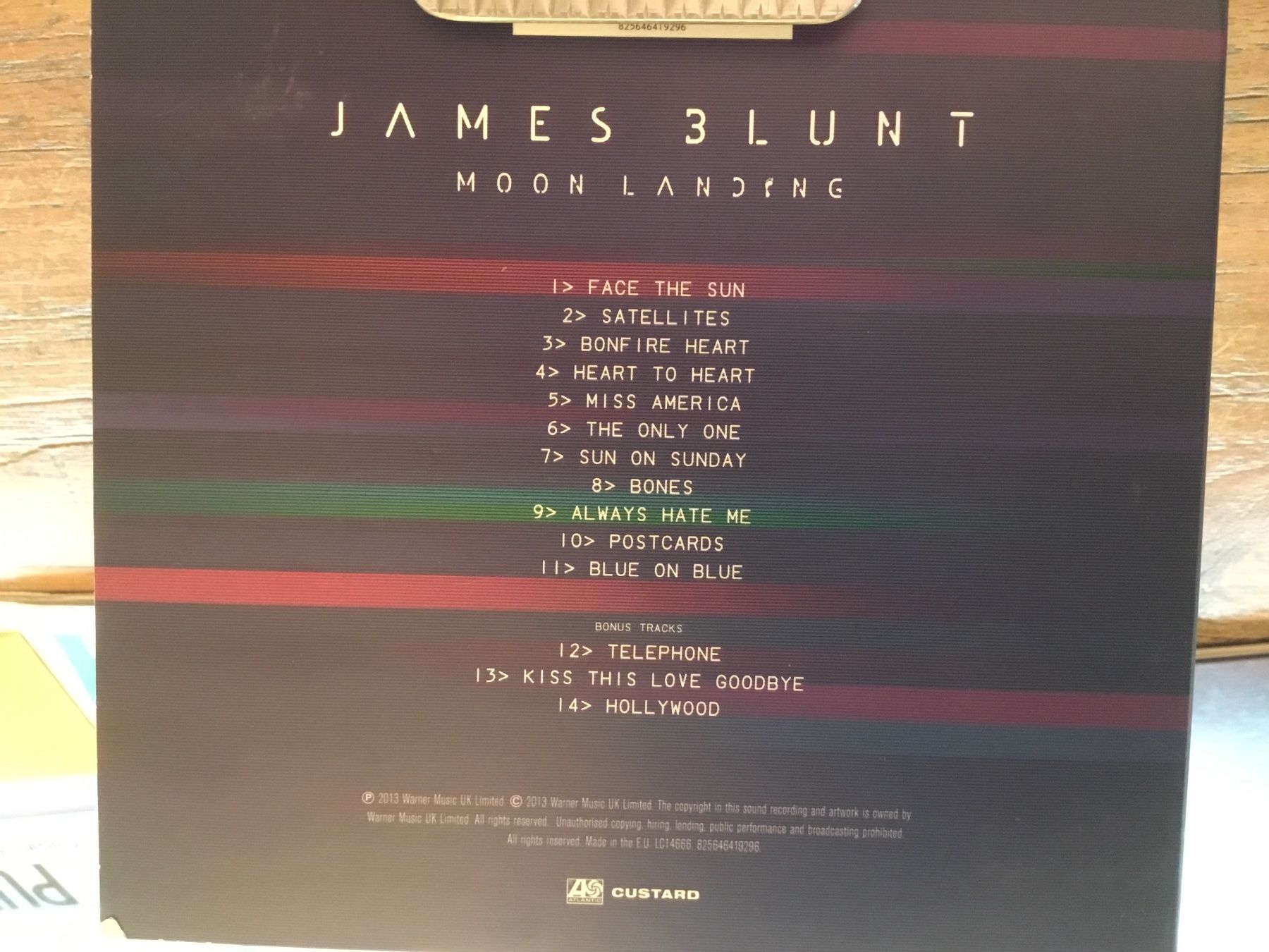 CDs: James Blunt Moon Landing CD s – Gebraucht aus Thierachern von sweden08 1