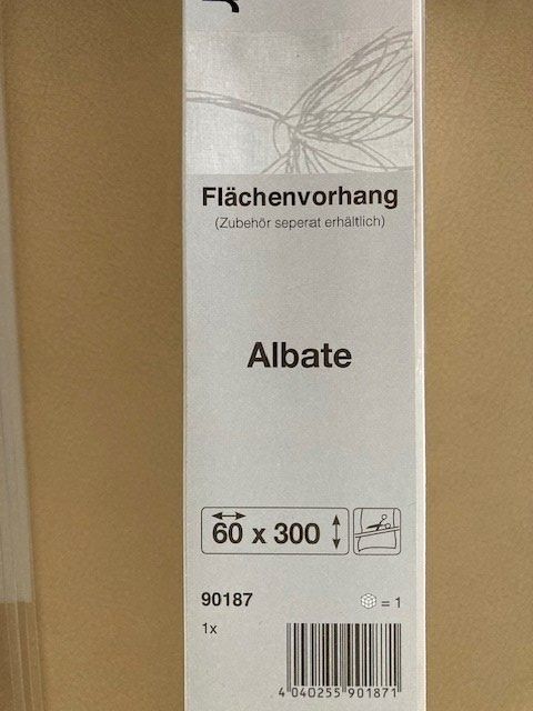 Pfister Vorhänge: 6 Stück Flächenvorhang / NEU – Neu und originalverpackt aus St. Gallen von xaver66