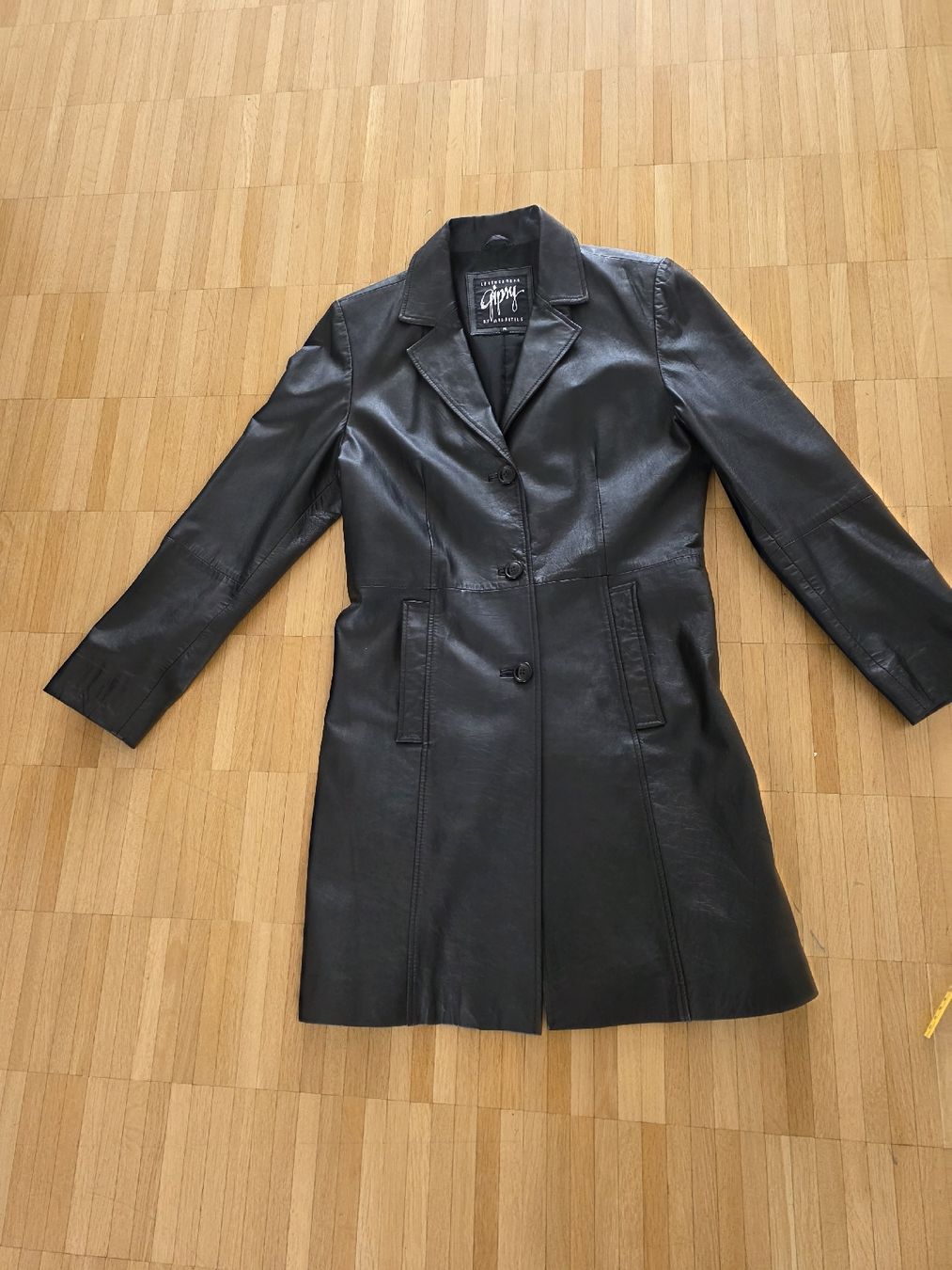 Cappotti: Schwarzer Ledermantel Gipsy by Mauritius, Grösse M – Usato da Laufenburg venduto da may_r2st