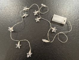 3St. Kl. Lichterketten Batterie Sterne