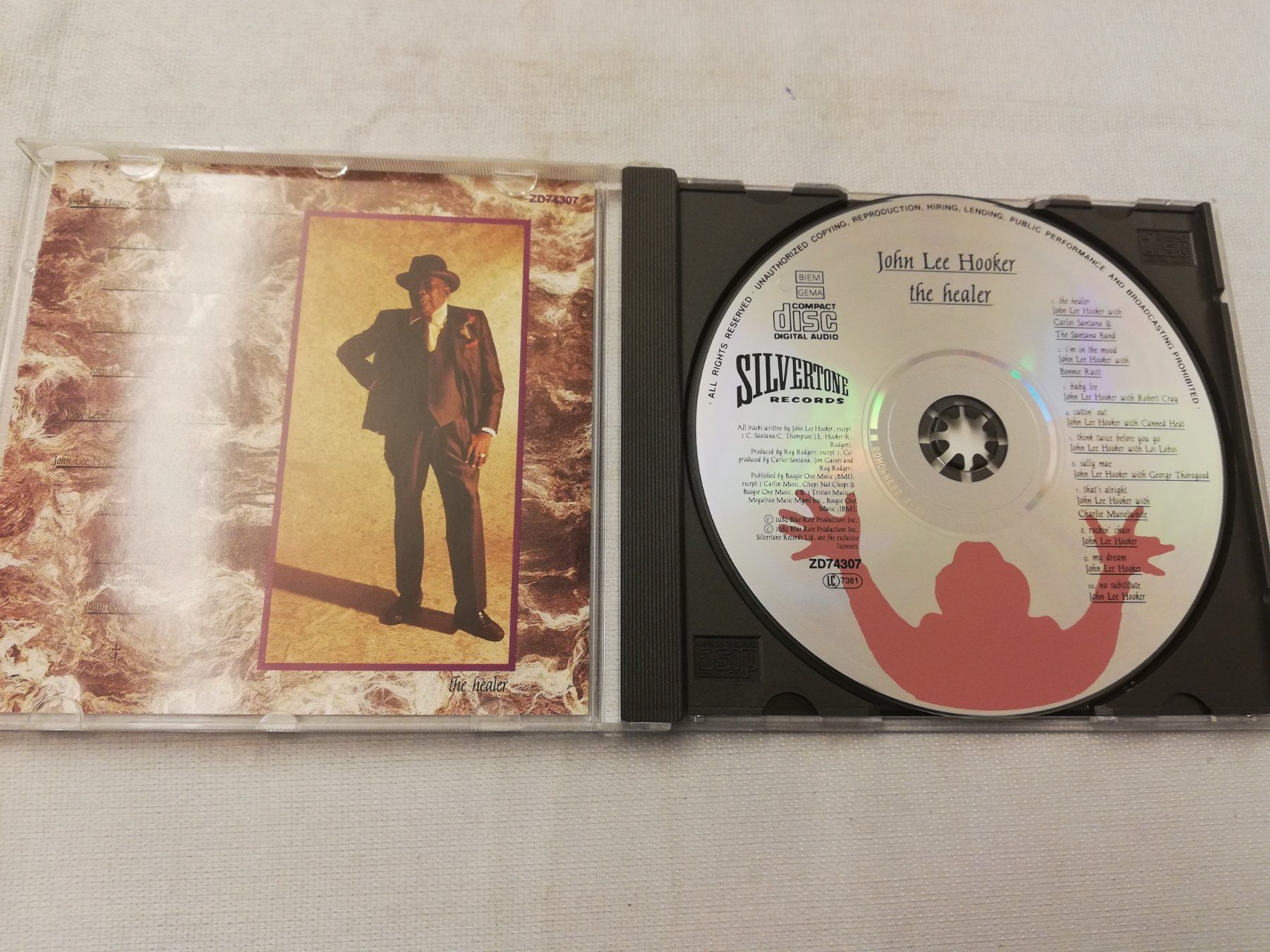 CDs: JOHN LEE HOOKER - THE HEALER – Gebraucht aus Bern von Vinylsound.ch 2
