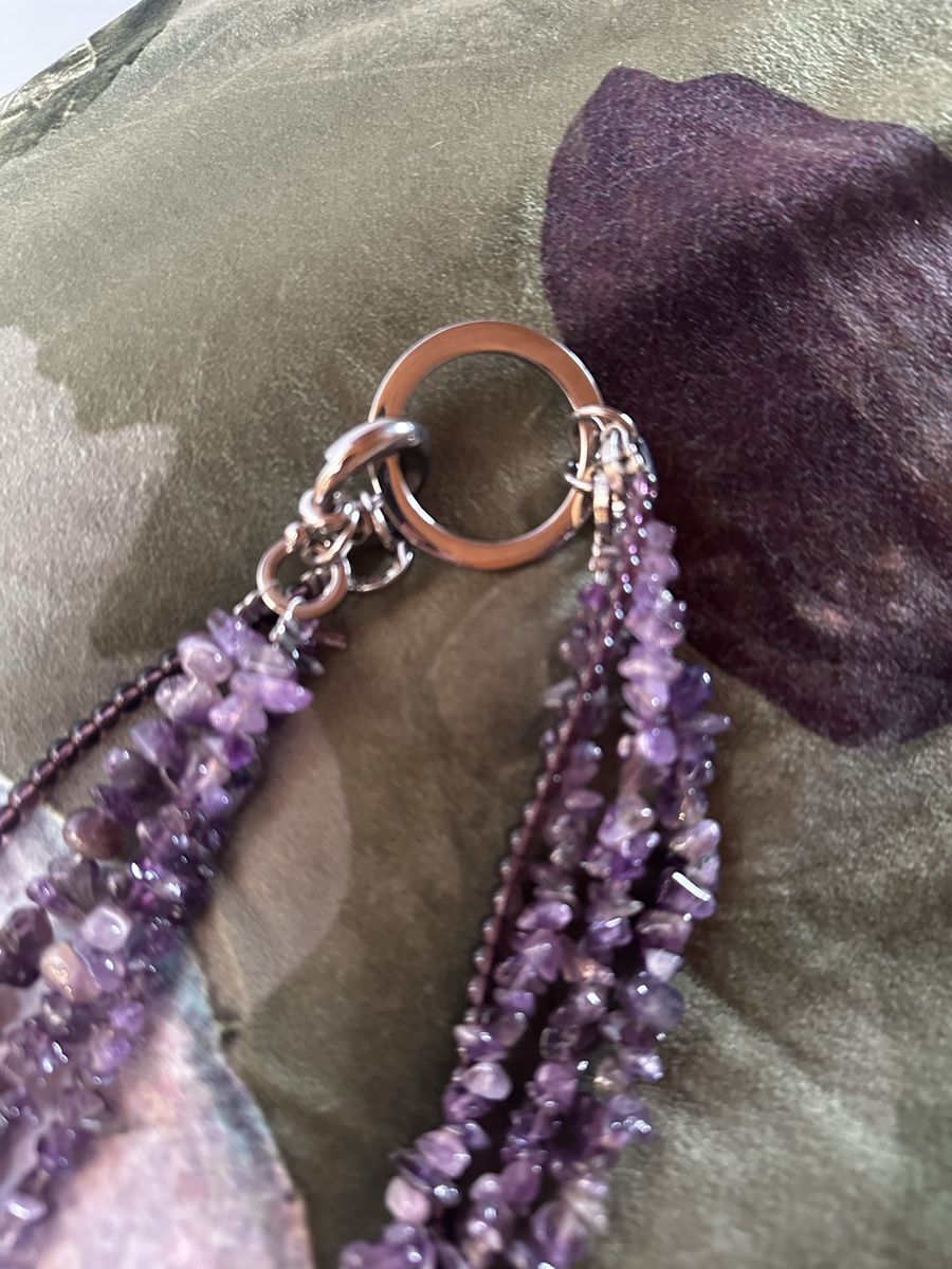 Catenine: Halskette mit Amethyst – Usato da Donat venduto da troja007 1