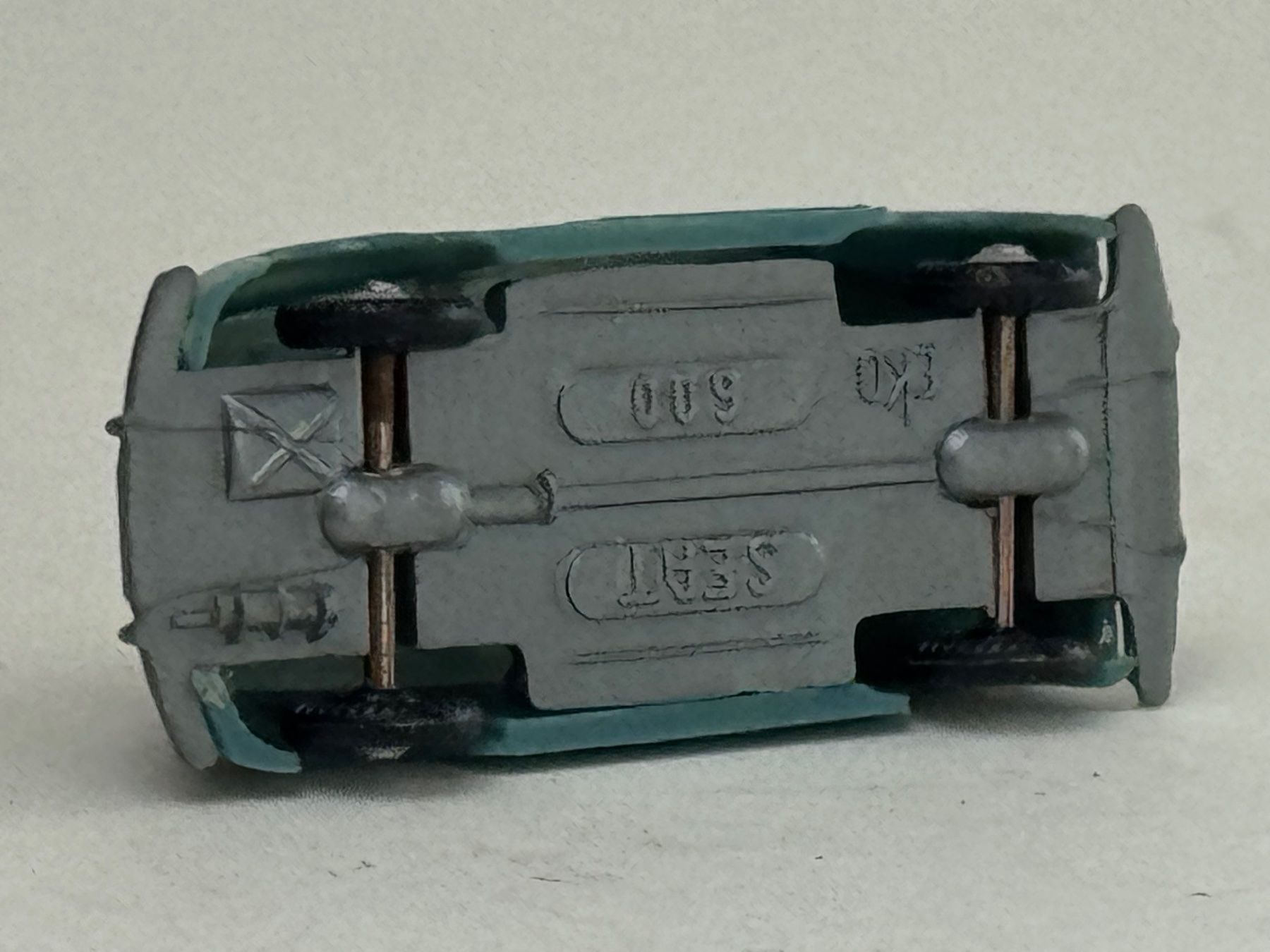 Eko Modellini d'auto: GB5- EKO Seat 600 blaugrau – Usato da Elm venduto da Wikmtz 2