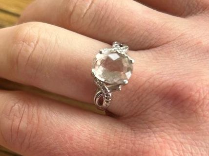 Anelli: Ring Silber mit Morganit – Usato da Birsfelden venduto da Exclusivity