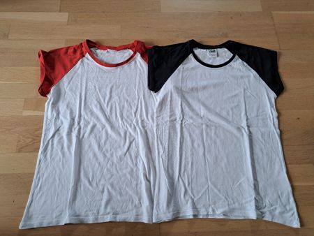 2er Set Urban Classics Raglan T-Shirts Gr. 146/152 Sommer