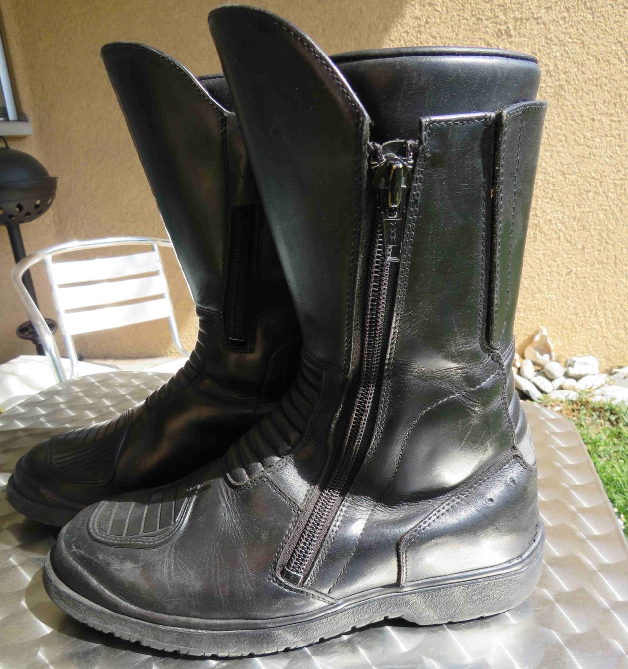 Reusch Scarpe da uomo: Motorrad Leder Stiefel Reusch Gr42 – Usato da Oberriet SG venduto da Kaembu 2