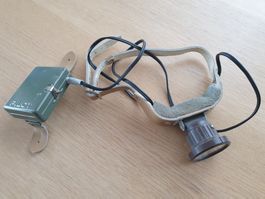 Antike Stirnlampe