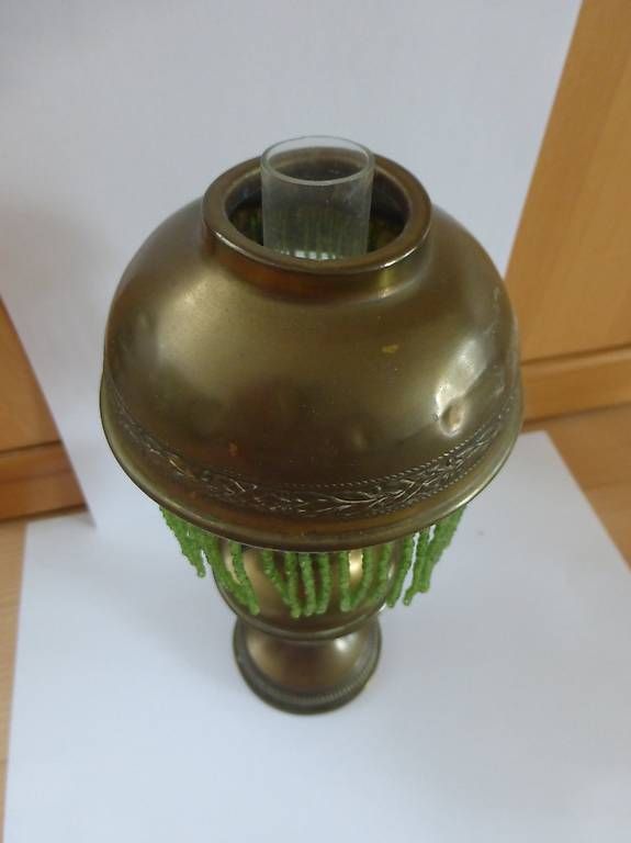 Lampade: Antike L & B Brevete Messing Petroleumlampe Jugendstil – Usato da Au SG venduto da Zogu 1