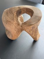 African Unique Wenge Wood sculpture, handmade, abstract art