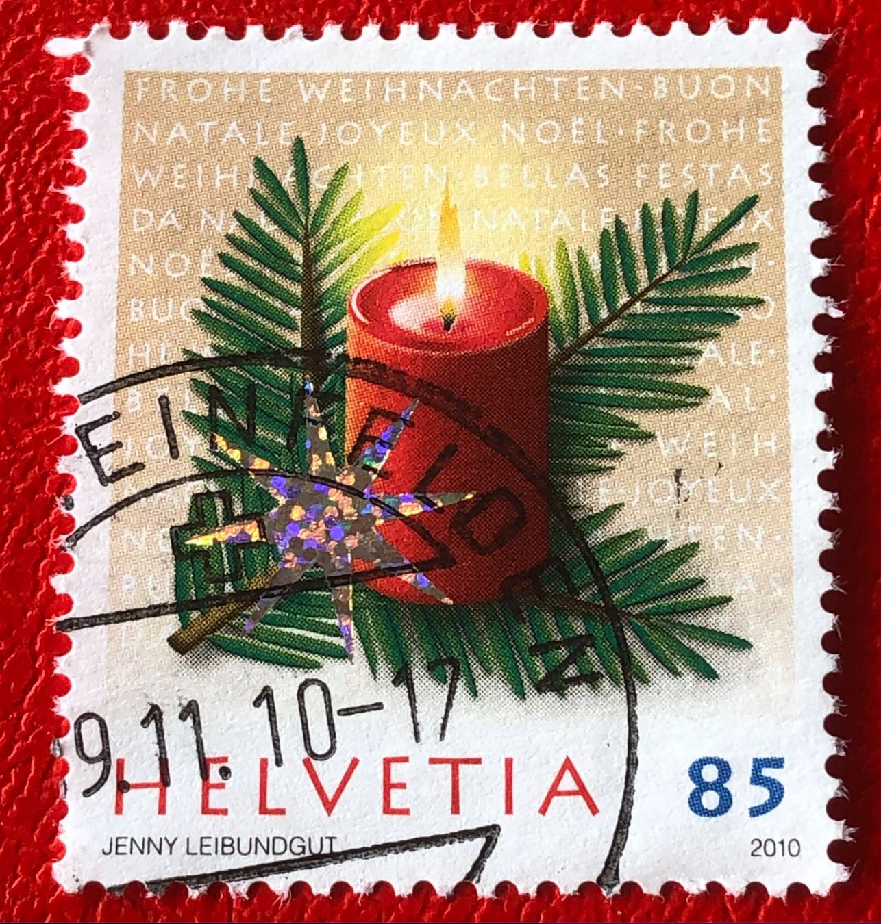 Tutti i francobolli: Nr.1373  Kerze 2010 mit Stempel – Usato da Aarau venduto da Billa007