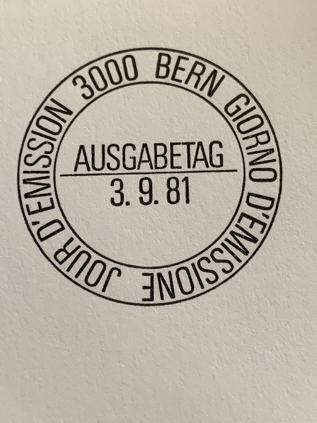 Tutti i francobolli: Stanser Verkommnis Ersttagsbrief 3.9.1981 – Usato da Ibach venduto da lisch3 3